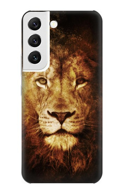 W3182 Lion Hard Case and Leather Flip Case For Samsung Galaxy S22