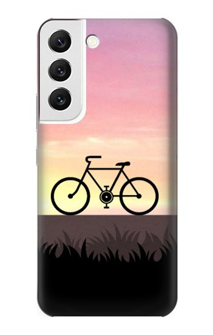 W3252 Bicycle Sunset Hard Case and Leather Flip Case For Samsung Galaxy S22