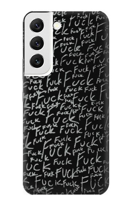 W3478 Funny Words Blackboard Hard Case and Leather Flip Case For Samsung Galaxy S22