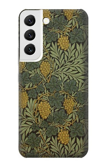 W3662 William Morris Vine Pattern Hard Case and Leather Flip Case For Samsung Galaxy S22