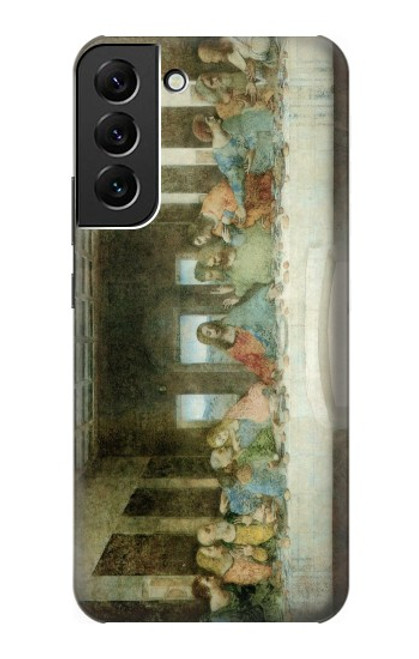 W0173 Leonardo DaVinci The Last Supper Hard Case and Leather Flip Case For Samsung Galaxy S22 Plus