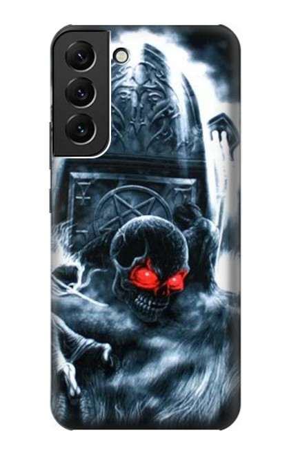 W0297 Zombie Dead Man Hard Case and Leather Flip Case For Samsung Galaxy S22 Plus