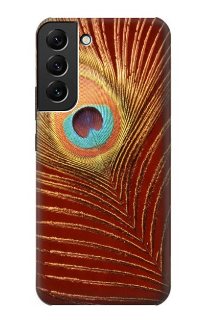 W0512 Peacock Hard Case and Leather Flip Case For Samsung Galaxy S22 Plus