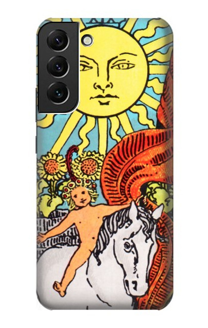 W0565 Tarot Sun Hard Case and Leather Flip Case For Samsung Galaxy S22 Plus