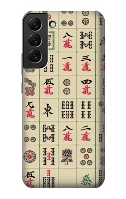 W0802 Mahjong Hard Case and Leather Flip Case For Samsung Galaxy S22 Plus