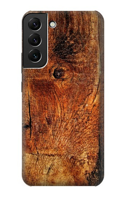 W1140 Wood Skin Graphic Hard Case and Leather Flip Case For Samsung Galaxy S22 Plus