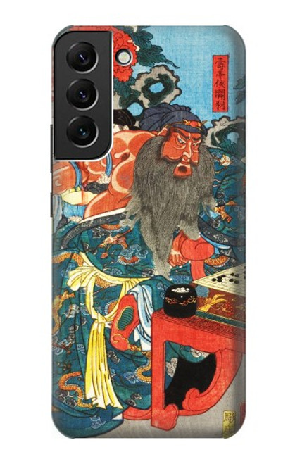 W1826 Utagawa Kuniyoshi Guan Yu Hard Case and Leather Flip Case For Samsung Galaxy S22 Plus