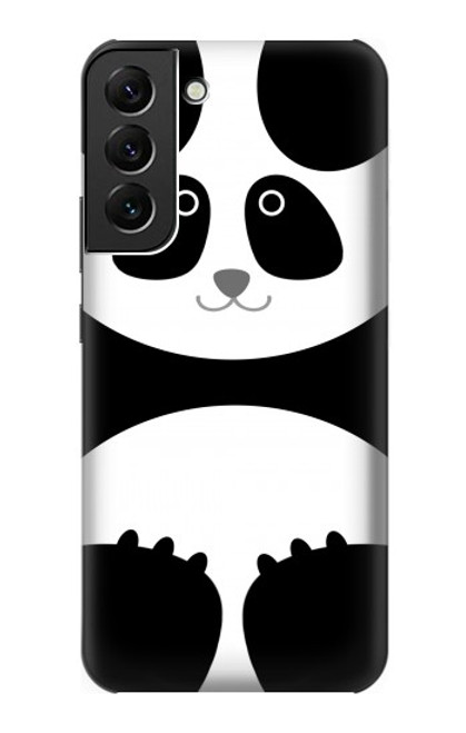 W2085 Panda Minimalist Hard Case and Leather Flip Case For Samsung Galaxy S22 Plus