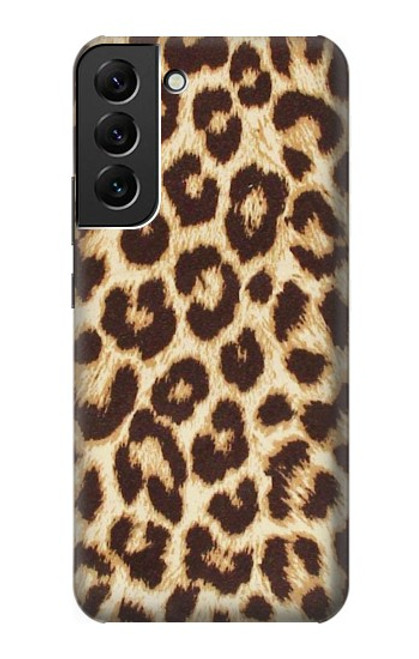 W2204 Leopard Pattern Graphic Printed Hard Case and Leather Flip Case For Samsung Galaxy S22 Plus