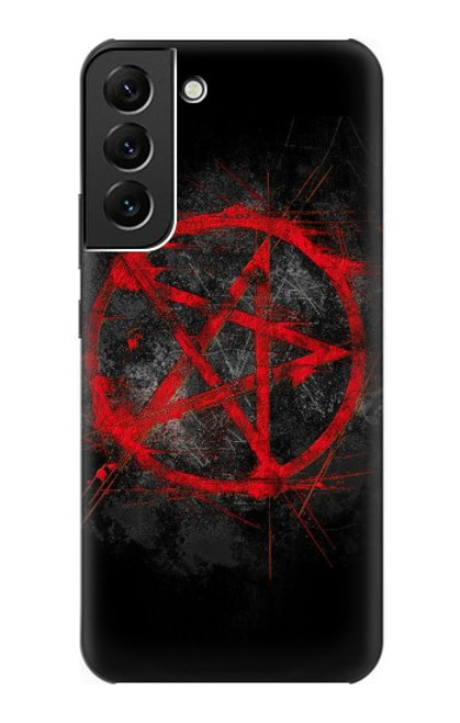 W2557 Pentagram Hard Case and Leather Flip Case For Samsung Galaxy S22 Plus