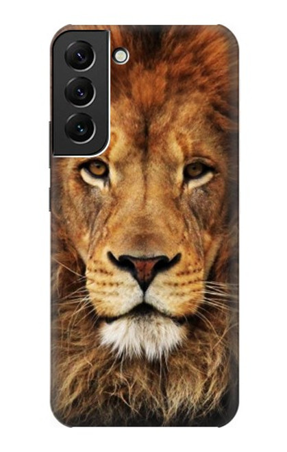 W2870 Lion King of Beasts Hard Case and Leather Flip Case For Samsung Galaxy S22 Plus