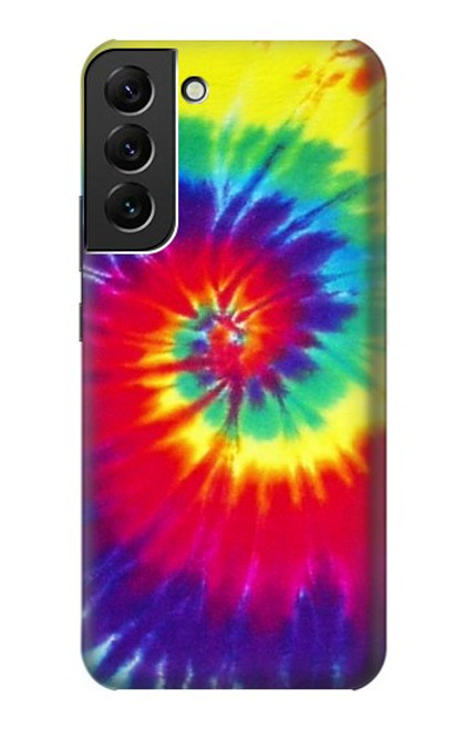 W2884 Tie Dye Swirl Color Hard Case and Leather Flip Case For Samsung Galaxy S22 Plus