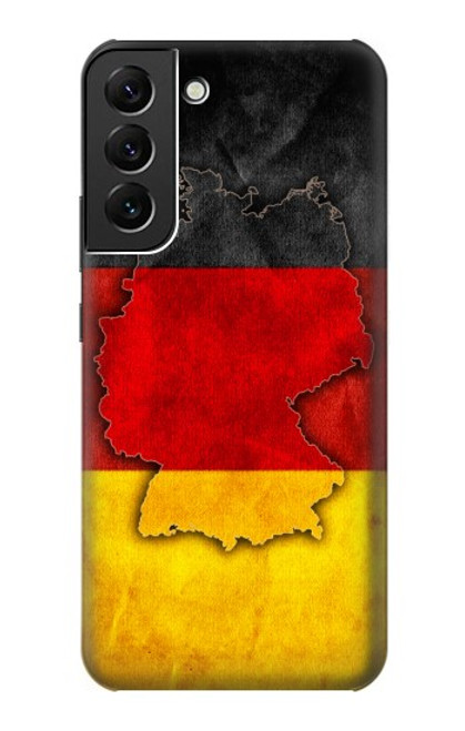 W2935 Germany Flag Map Hard Case and Leather Flip Case For Samsung Galaxy S22 Plus