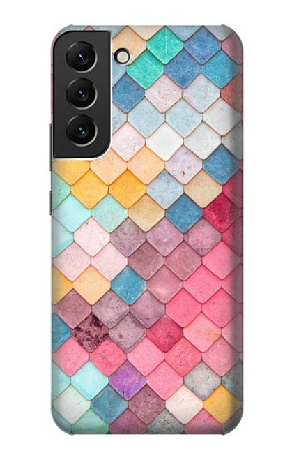 W2947 Candy Minimal Pastel Colors Hard Case and Leather Flip Case For Samsung Galaxy S22 Plus