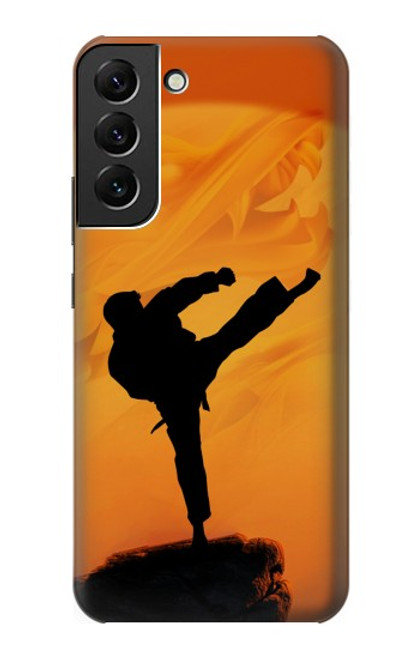 W3024 Kung Fu Karate Fighter Hard Case and Leather Flip Case For Samsung Galaxy S22 Plus