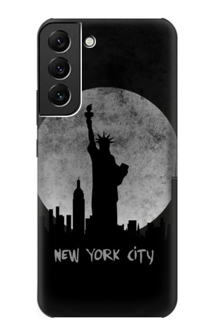 W3097 New York City Hard Case and Leather Flip Case For Samsung Galaxy S22 Plus