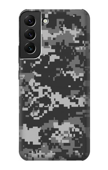 W3293 Urban Black Camo Camouflage Hard Case and Leather Flip Case For Samsung Galaxy S22 Plus