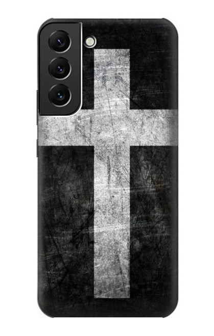 W3491 Christian Cross Hard Case and Leather Flip Case For Samsung Galaxy S22 Plus