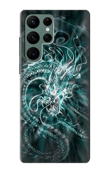 W1006 Digital Chinese Dragon Hard Case and Leather Flip Case For Samsung Galaxy S22 Ultra