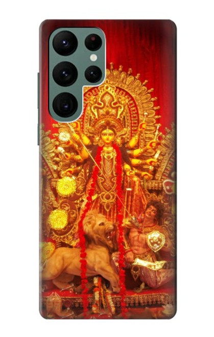 W1030 Hindu God Durga Puja Hard Case and Leather Flip Case For Samsung Galaxy S22 Ultra