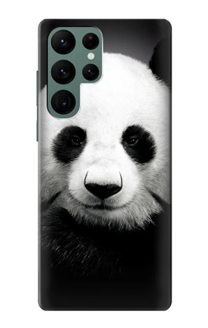 W1072 Panda Bear Hard Case and Leather Flip Case For Samsung Galaxy S22 Ultra