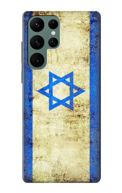 W2614 Israel Old Flag Hard Case and Leather Flip Case For Samsung Galaxy S22 Ultra