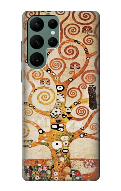 W2723 The Tree of Life Gustav Klimt Hard Case and Leather Flip Case For Samsung Galaxy S22 Ultra