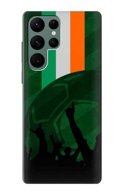 W3002 Ireland Football Soccer Hard Case and Leather Flip Case For Samsung Galaxy S22 Ultra