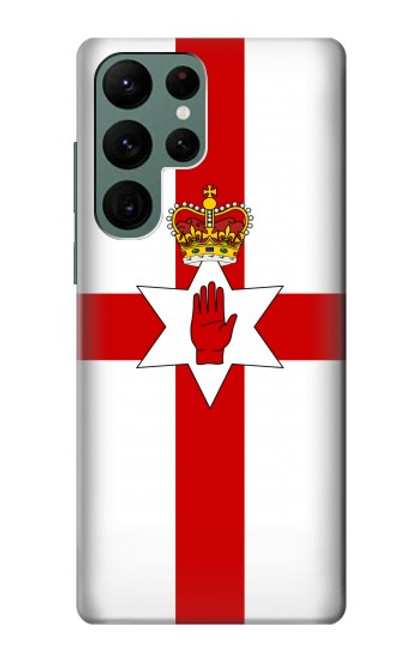 W3089 Flag of Northern Ireland Hard Case and Leather Flip Case For Samsung Galaxy S22 Ultra