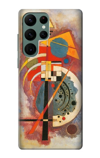 W3337 Wassily Kandinsky Hommage a Grohmann Hard Case and Leather Flip Case For Samsung Galaxy S22 Ultra