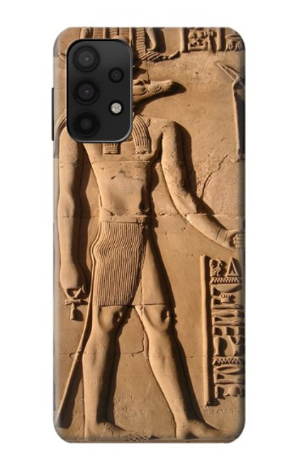 W0391 Egyptian Sobek Hard Case and Leather Flip Case For Samsung Galaxy M32 5G