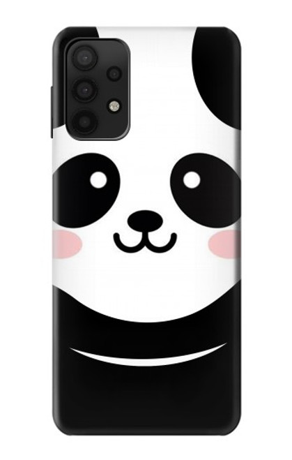 W2662 Cute Panda Cartoon Hard Case and Leather Flip Case For Samsung Galaxy M32 5G