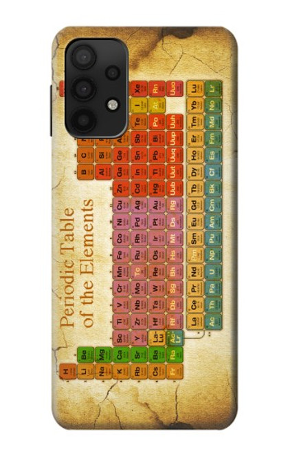 W2934 Vintage Periodic Table of Elements Hard Case and Leather Flip Case For Samsung Galaxy M32 5G