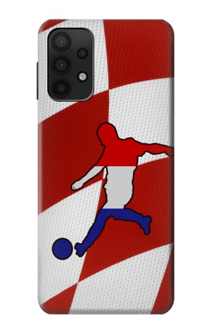 W2993 Croatia Football Soccer Hard Case and Leather Flip Case For Samsung Galaxy M32 5G