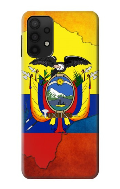W3020 Ecuador Flag Hard Case and Leather Flip Case For Samsung Galaxy M32 5G