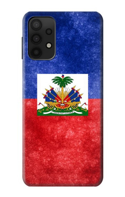 W3022 Haiti Flag Hard Case and Leather Flip Case For Samsung Galaxy M32 5G