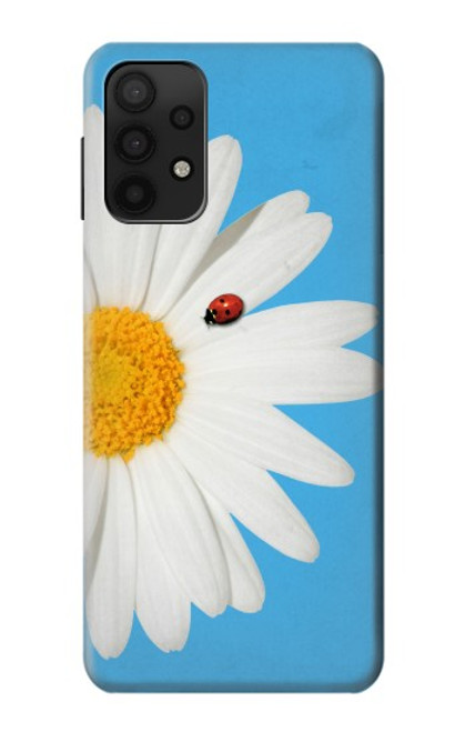 W3043 Vintage Daisy Lady Bug Hard Case and Leather Flip Case For Samsung Galaxy M32 5G