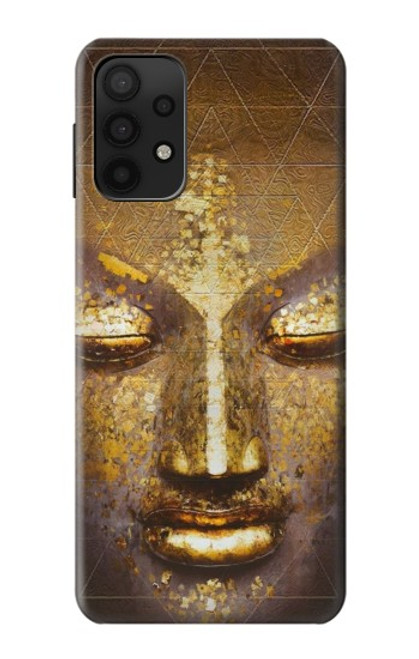 W3189 Magical Yantra Buddha Face Hard Case and Leather Flip Case For Samsung Galaxy M32 5G