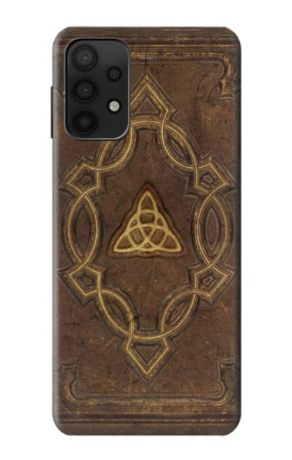 W3219 Spell Book Cover Hard Case and Leather Flip Case For Samsung Galaxy M32 5G