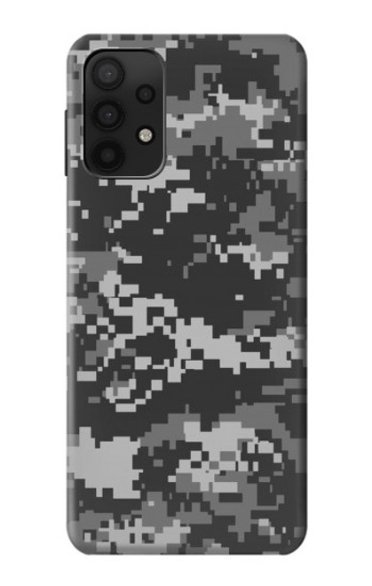 W3293 Urban Black Camo Camouflage Hard Case and Leather Flip Case For Samsung Galaxy M32 5G