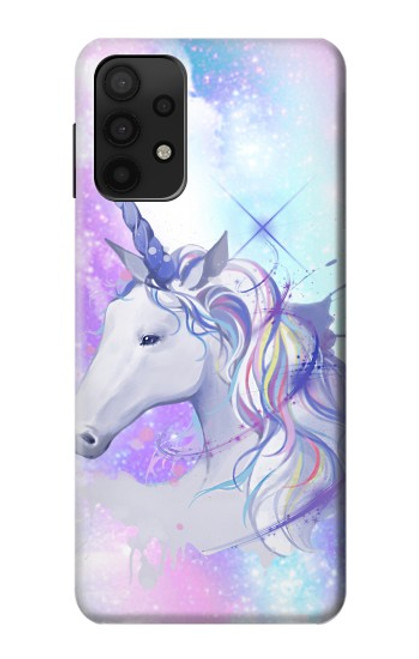 W3375 Unicorn Hard Case and Leather Flip Case For Samsung Galaxy M32 5G