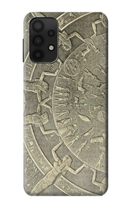 W3396 Dendera Zodiac Ancient Egypt Hard Case and Leather Flip Case For Samsung Galaxy M32 5G