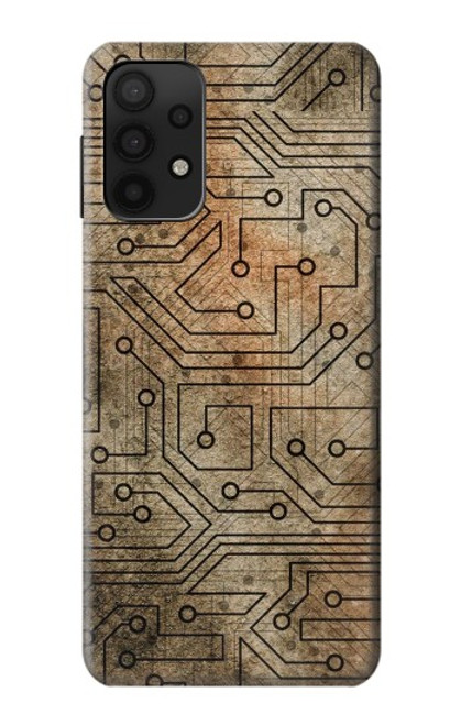 W3812 PCB Print Design Hard Case and Leather Flip Case For Samsung Galaxy M32 5G