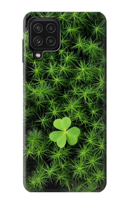 W0358 Clover Lucky Leaf Hard Case and Leather Flip Case For Samsung Galaxy M22