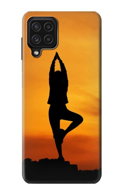 W0832 Yoga Hard Case and Leather Flip Case For Samsung Galaxy M22