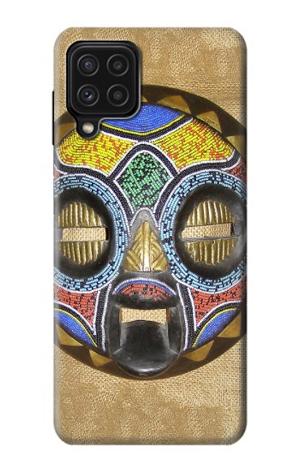 W0965 African Baluba Mask Hard Case and Leather Flip Case For Samsung Galaxy M22