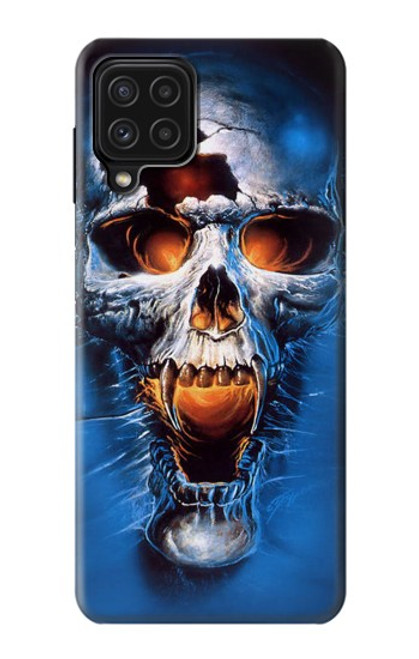 W1462 Vampire Skull Hard Case and Leather Flip Case For Samsung Galaxy M22