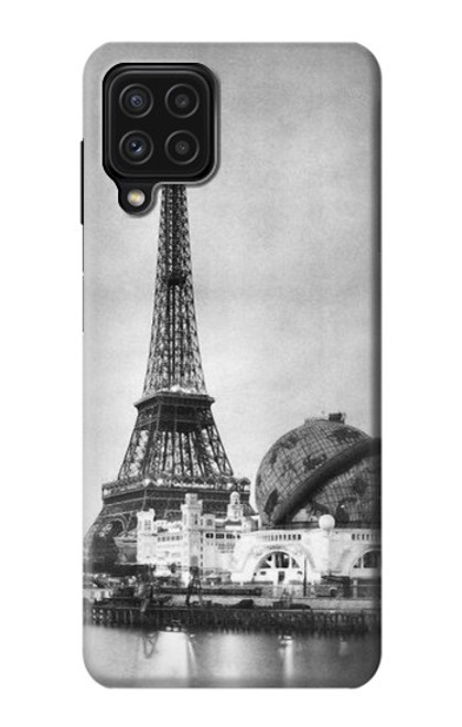 W2350 Old Paris Eiffel Tower Hard Case and Leather Flip Case For Samsung Galaxy M22