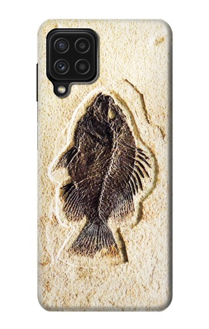 W2562 Fossil Fish Hard Case and Leather Flip Case For Samsung Galaxy M22