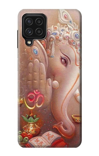 W2678 Hindu God Ganesha Lord of Success Hard Case and Leather Flip Case For Samsung Galaxy M22